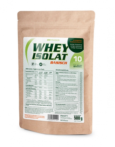 SRS Whey Isolat basisch, 500g
