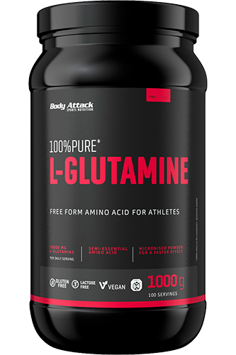 Body Attack 100% Pure L-Glutamine 1kg