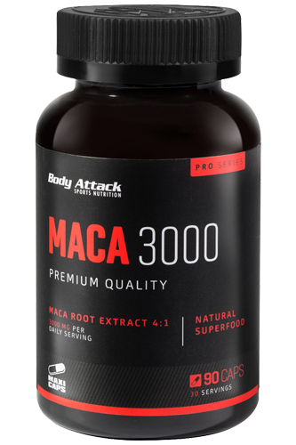 Body Attack - Maca 3000 - 90 Caps