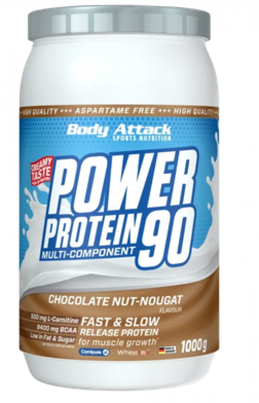 Body Attack Power Protein 90, 1.000 g