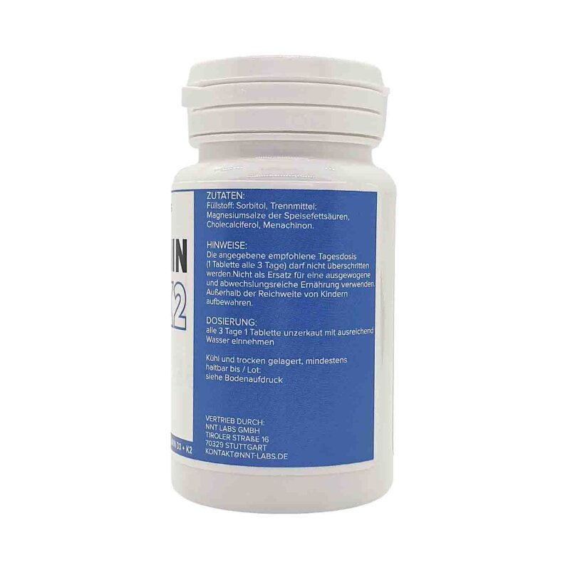 NNT-Labs D3+K2 60 Tabletten 5600 I.E